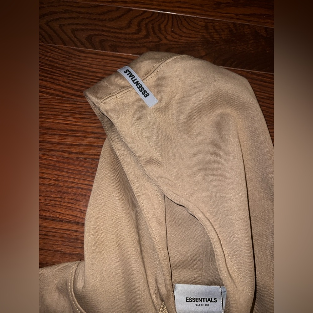 Fear of God Essentials Hoodie Mens In Brown Size Medium - Picture 5 of 11